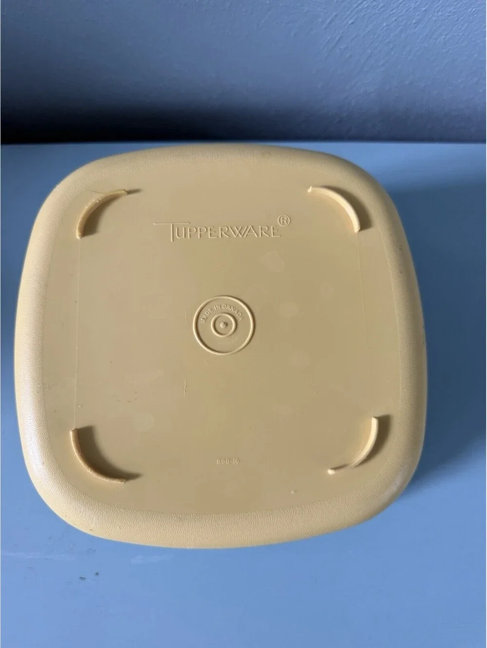 Vintage Tupperware Harvest Gold Steam N Store With Lid NO Strainer